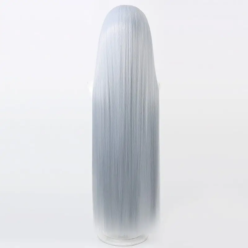 Juego azul archivo Ushio Noa Cosplay peluca azul claro largo recto Cosplay pelo para Comicon fiesta adultos mujeres hombres