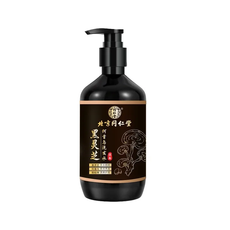 Moisturizing Shampoo with Black Ganoderma and Polygonum Multiflorum Extracts for Anti-off Hair Care