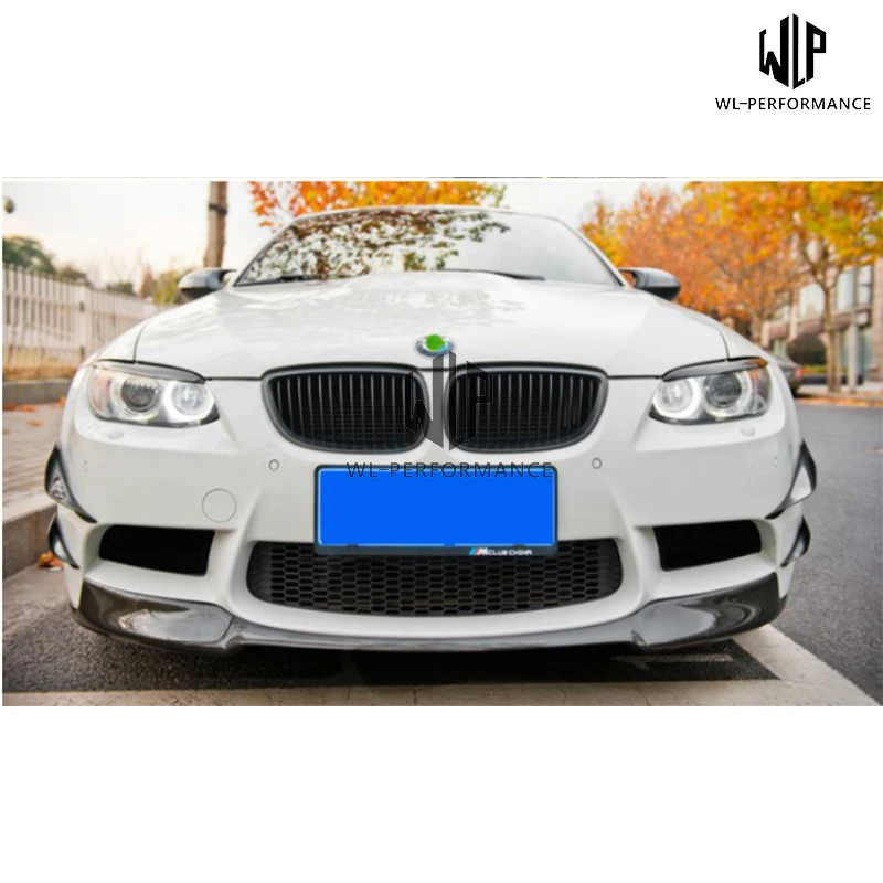 High Quality Carbon Fiber Front Lip Bumper Splitter Car Styling for Bmw 3 Series E92 E93 M3 V Style