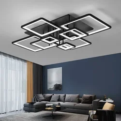 Moderno Nordic LED Lâmpada do teto, Simples Lustre, Sala de estar, Quarto, Sala de jantar, Interior, Luminárias decorativas