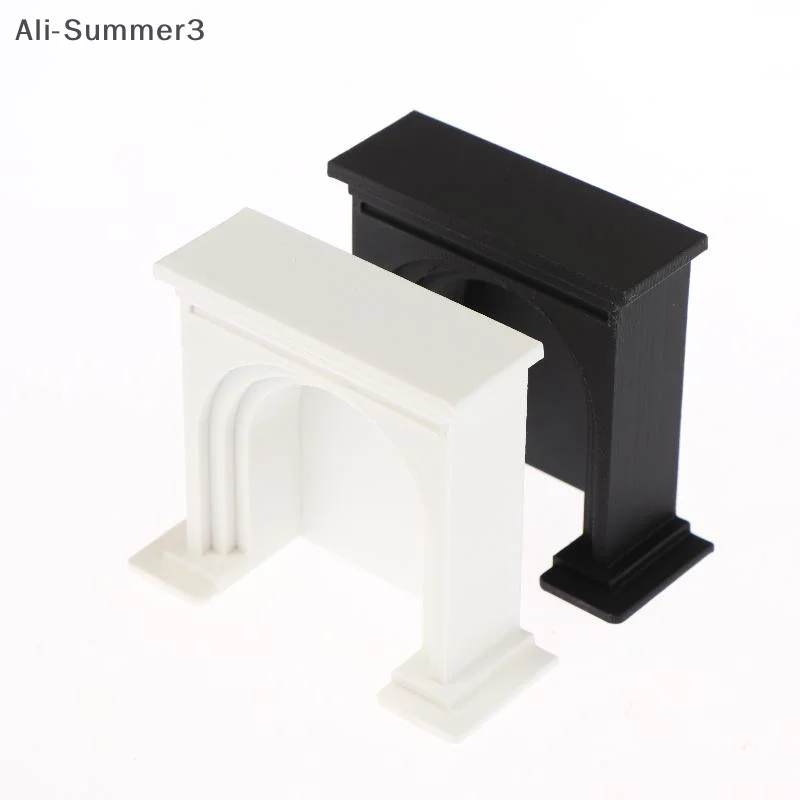 (YY)1個 2025年新作 1/12ドールハウス ミニチュア家具 プラスチック製 クリスマス暖炉 おもちゃ 子供用 ドールハウス装飾アクセサリー