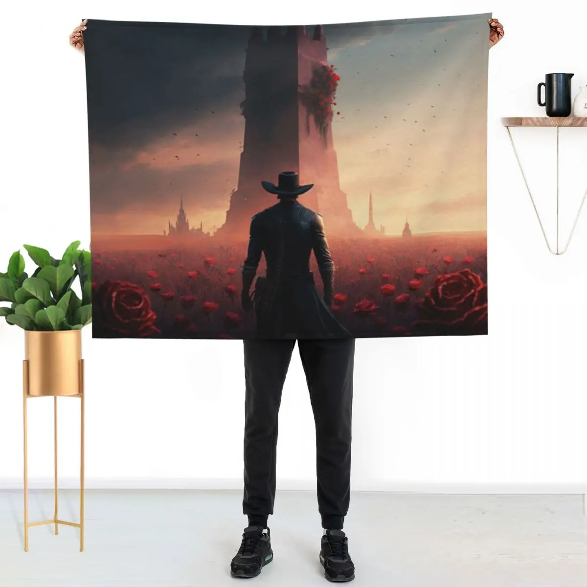 

the gunslinger Throw Blanket Modern Design Soft Blanket for Home Decor