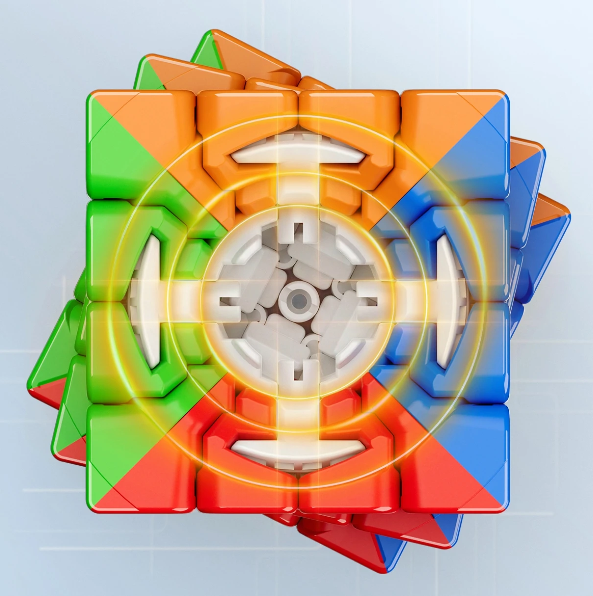 YongJun MGC 4x4x4 Speed-micro Actuator รุ่น Magic Cube Professional ของเล่นแม่เหล็ก Cubo Magico Educationa ของเล่น