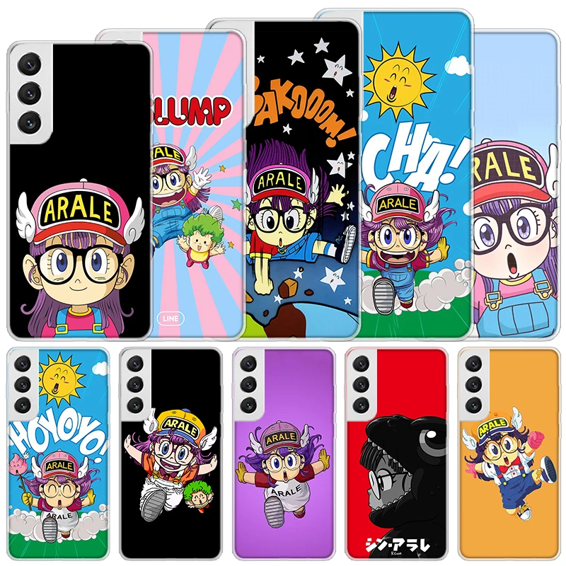 Dr Slump Arale Anime Soft Case For Samsung Galaxy S24 S23 S22 S21 Ultra S20 FE S10 Plus Phone Cover S9 S8 + S10E Funda Coque