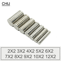Super Strong Round Magnet 2x2,3x2,4x2,5x2,6x2,7x2,8x2,9x2,10x2,12x2mm Powerful Neodymium Permanent NdFeB Magnet N35 Disc Magnets