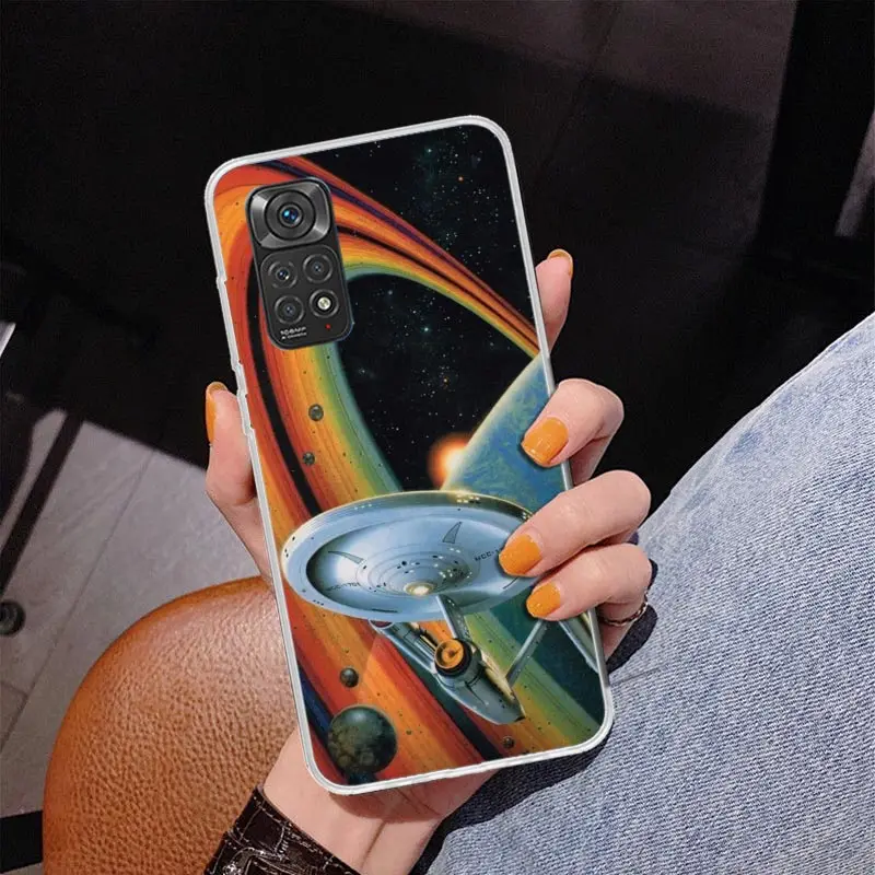 Star Movie T-Trek Phone Case For Xiaomi Redmi Note 12 12S 13 14 11 11S 11T 10 11E Pro Plus 10S 14Pro Coque Shell Cover