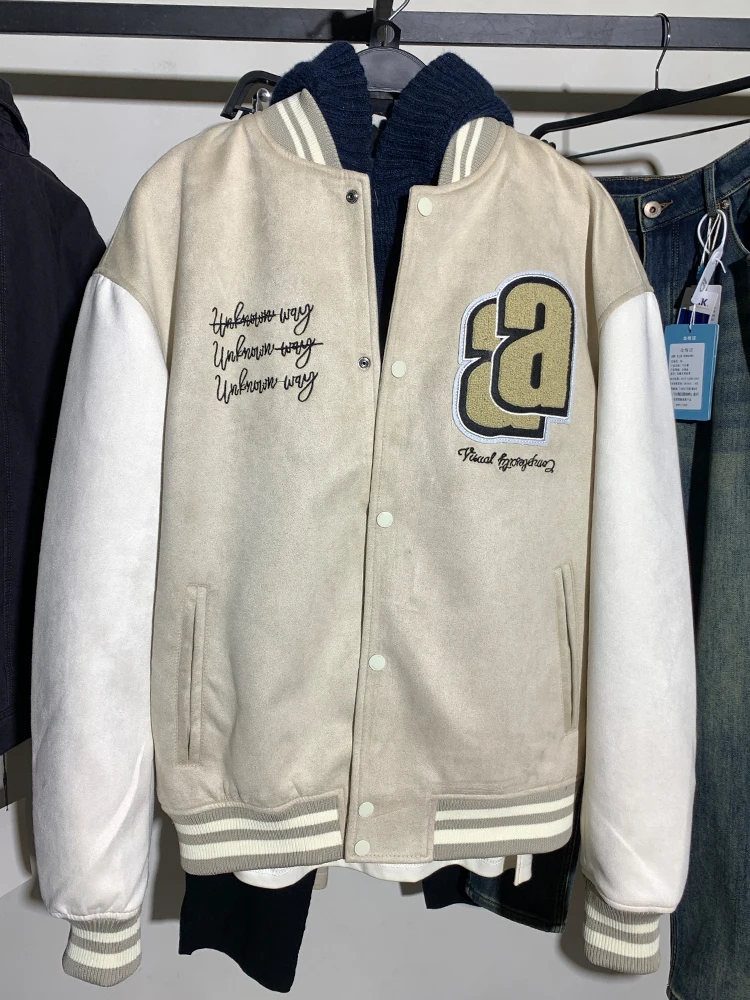 

Новая мужская куртка-пилот 529 с нашивками, вельветовая, демисезонная, молодежная, приталенная, на одной пуговице...