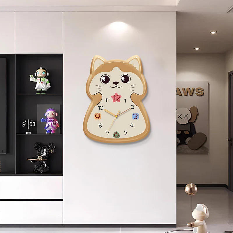 Cartoon Fashion Wall Clocks Restaurant Design Creative Bedrooms Digital Luxury Clock Wall Living Room Horloge Murale Wall Decor
