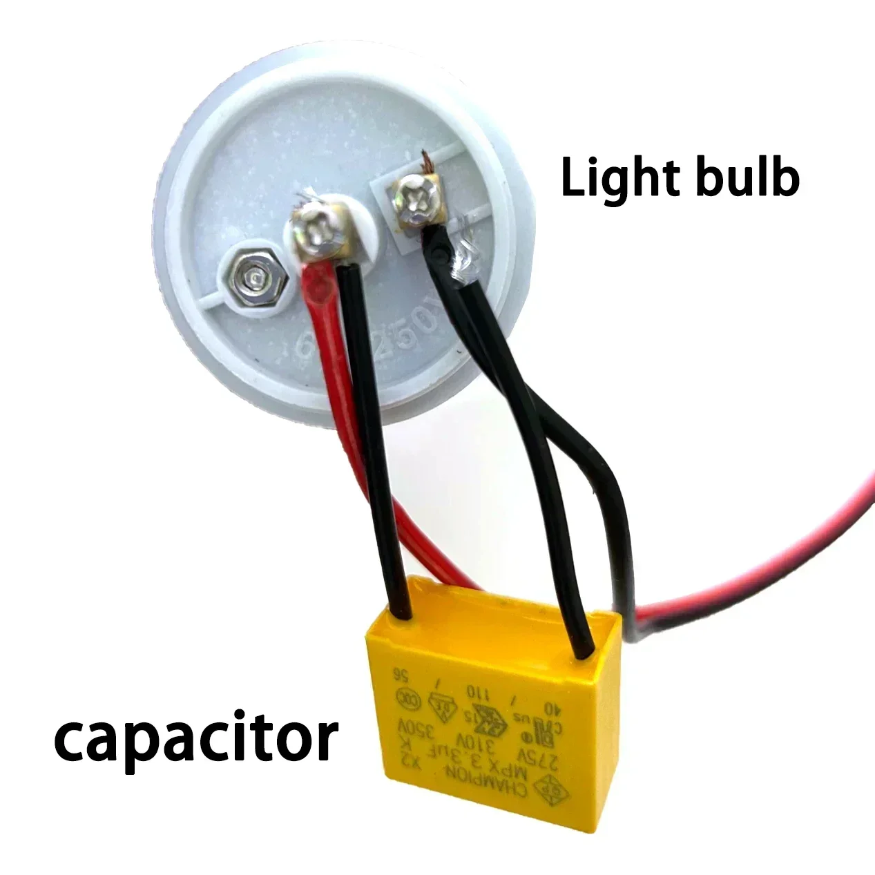 Sicherheits kondensator 275vac 3,3 uf Polypropylen-Folien kondensator, geeignet für intelligente Touch-Schalter ohne Neutral ventilatoren usw.