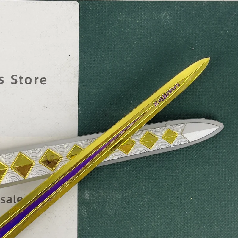 Anime Fate - Espada Excalibur, 22cm/8,66 polegadas, Não Afiada, Metal de Liga de Zinco, Acompanha Bainha, Modelo Colecionável com Tema de Anime e Jogo