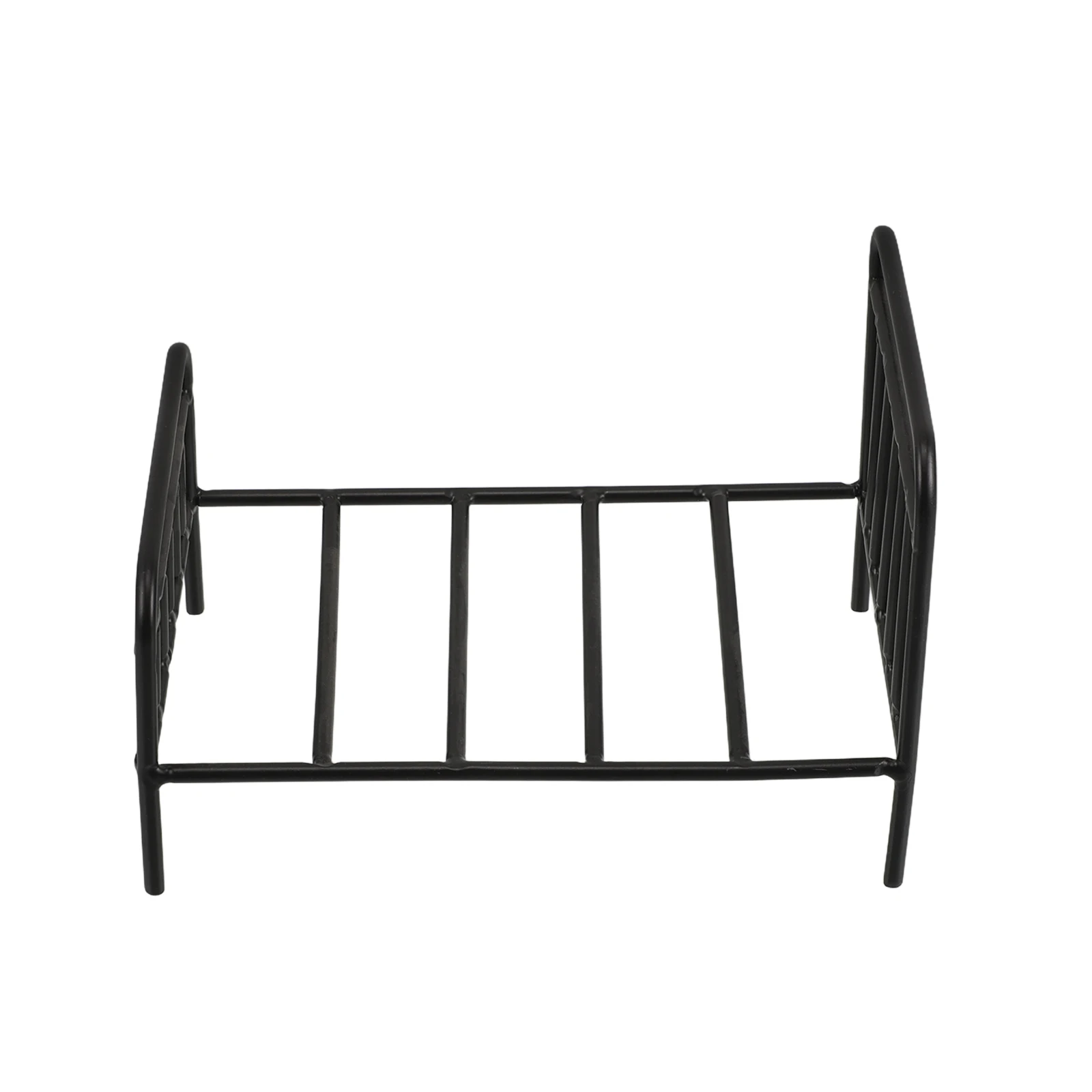 Cama pequena vaso de flores suporte casa de bonecas decorações móveis metal brinquedo artificial vaso ferro