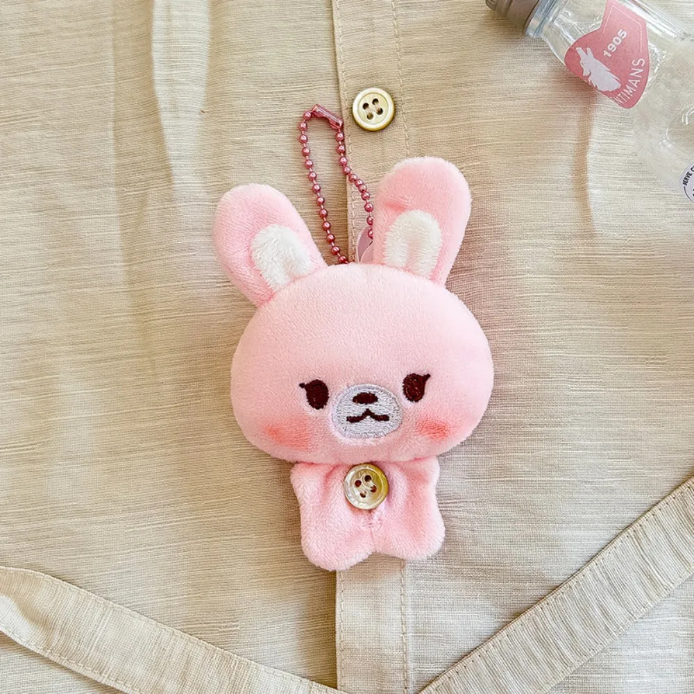 

Cow Seal Plush Button Brooch Kitten Doll Rabbit Elephant Plush Doll Pendant Soft Stuffed 8CM Plush Button Brooch Holiday Gift