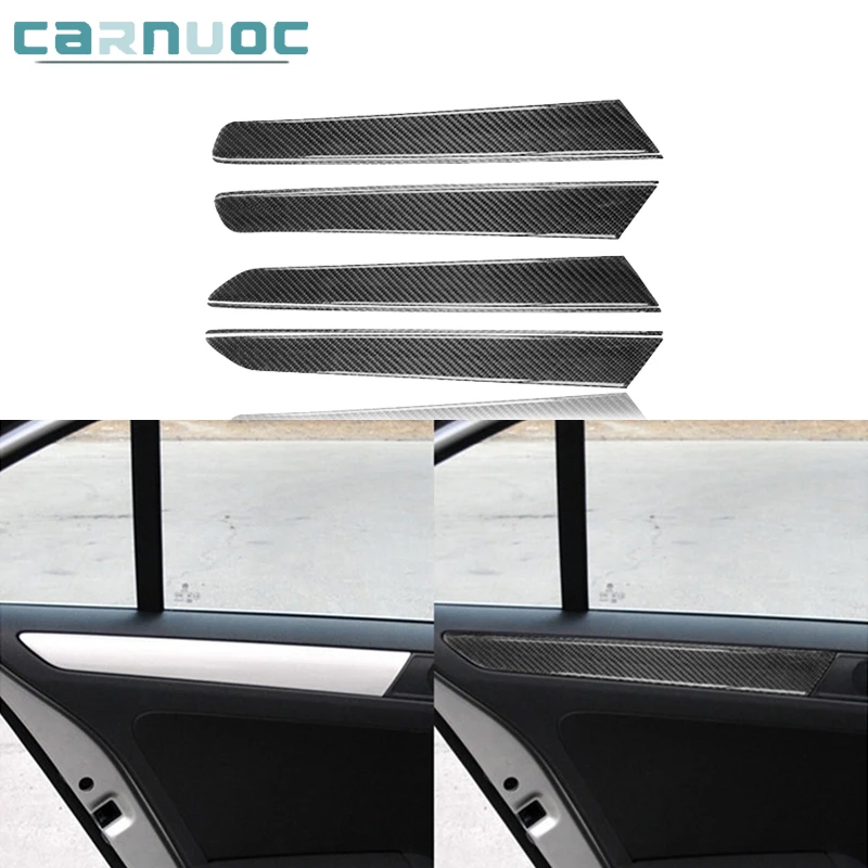 

8Pcs Door Panel Cover Trim Carbon Fiber Stickers For Volkswagen Jetta 2011 2012 2013 2014 Car Interior Decorative Accessories