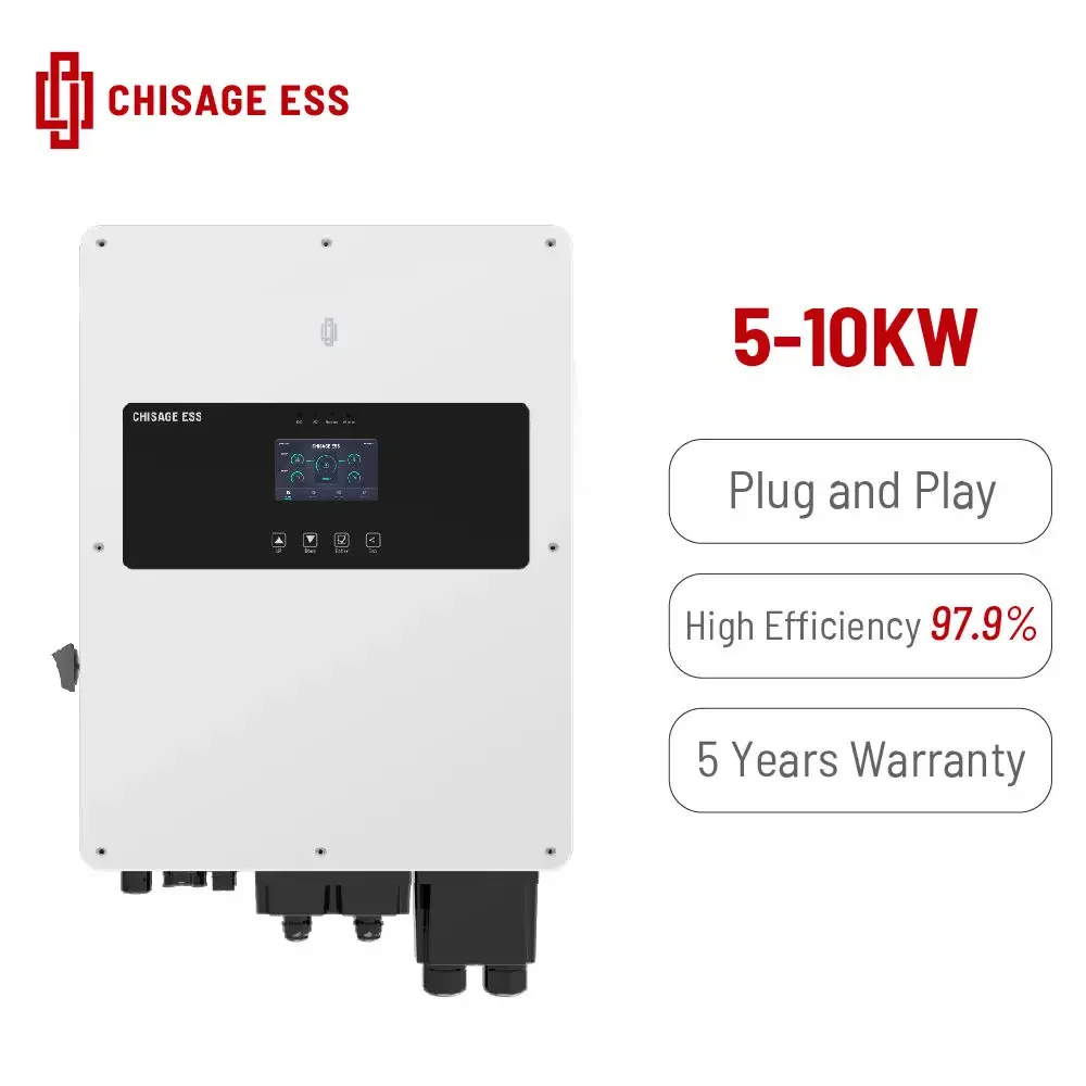 EU warehouse in stock Chisage ess 5kw 6 kw 8kw 10kw  Jup-5/6/8/10Gl-LE  Triple Phase  Hybrid Inverter