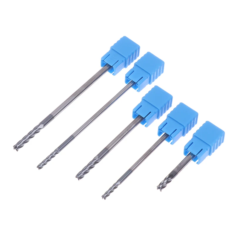 Endmills Alloy Carbide Tungsten Steel Milling Cutter End Mill HRC50 4 Flute 1/1.5/2/2.5/3/3.5/4mm Metal Cutter Milling Tools