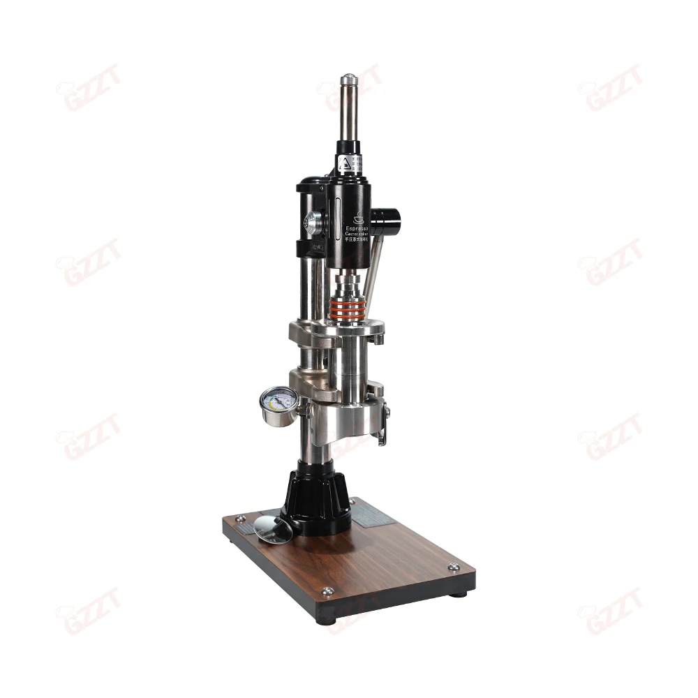 Profesional Cappuccino Expresso Machine Latte Cappuccino Espresso Small Outdoor Portable Pull Rod Manual Italian Coffee Machine
