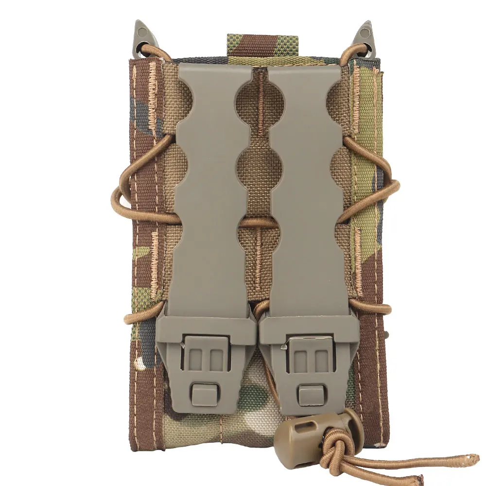 Tiger Type Single Magazine Pouch Outdoor Hunting Shooting Belt&Vest Accessory Equipment /Drawstring Magazine Dump Universal Bag