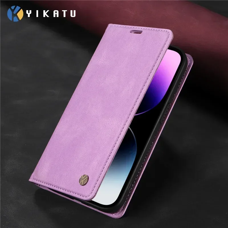 Luxe Portemonnee Lederen Beschermhoes Voor Samsung Galaxy A35 A55 A34 A54 A24 A14 A15 4G A25 5G A05 A 05S Hoesjes Magnetische Flip Cover