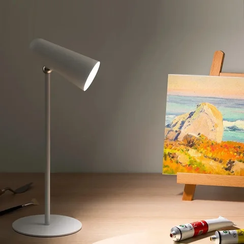 Настольная LED-лампа Mijia с зарядкой Type-C, многофункциональная 3-в-1 — изображение продукта
