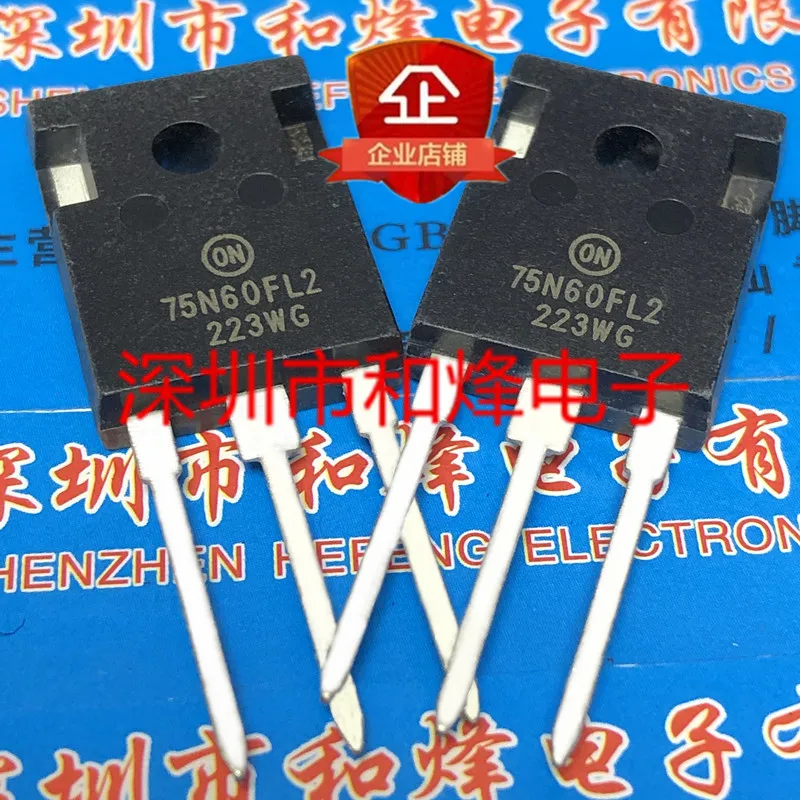 5PCS-10PCS 75N60FL2 NGTB75N60L2WG  TO-247 600V 75A Original On Stock Best Quality Quality Guarantee