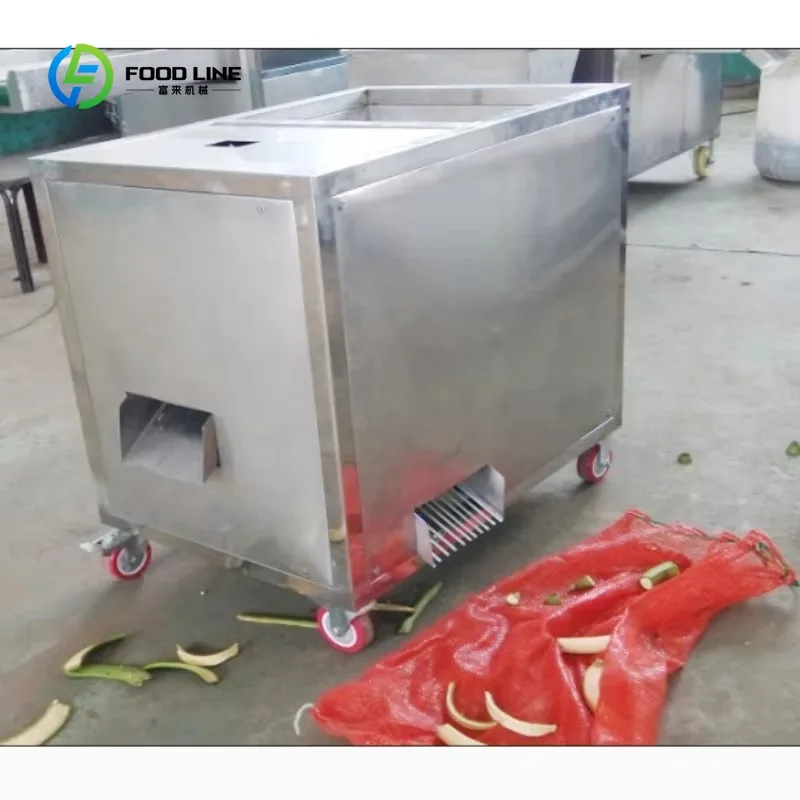 Customized Industrial Stainless Green Raw Banana Peeler Machine Banana Skin Remover Machine Green Plantain Peeling Machine
