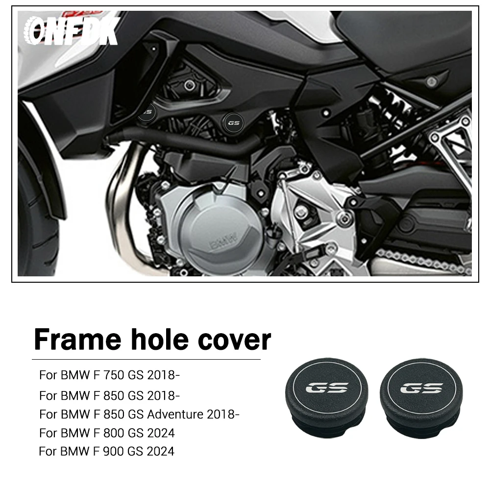 For BMW F750GS F850GS  F800GS F850GS ADV2018- F900GS Motorcycle Accessories Frame Hole Cap Plug Decorative Cover Frame Cover Set