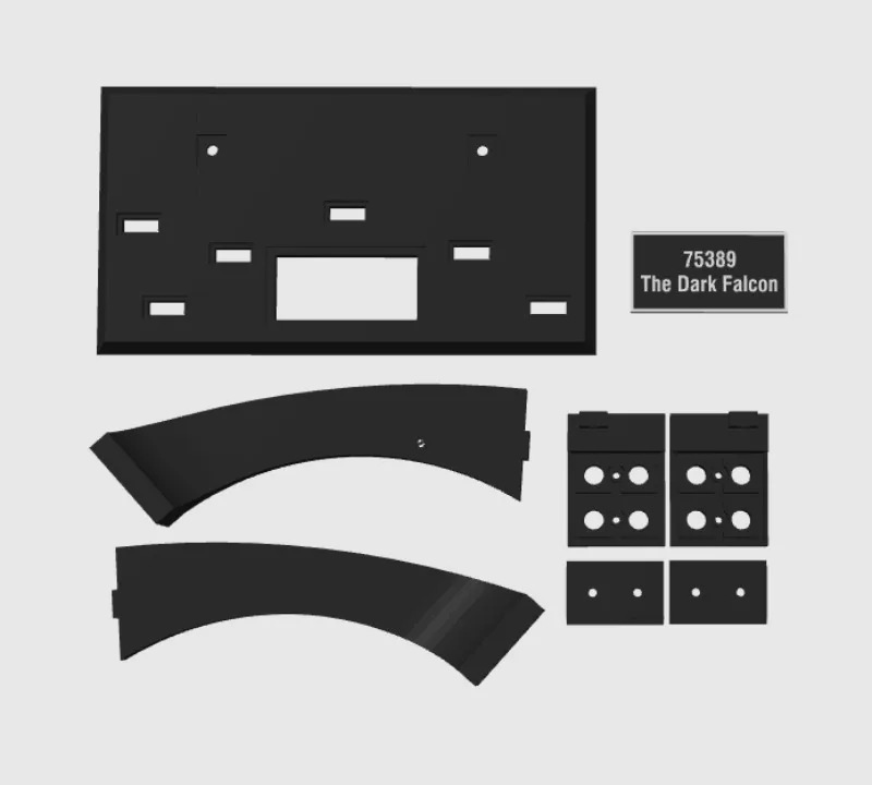 DIY Building Block Display Bracket Holder Stand for LEGO Star Wars Dark Millennium Falcon 75389