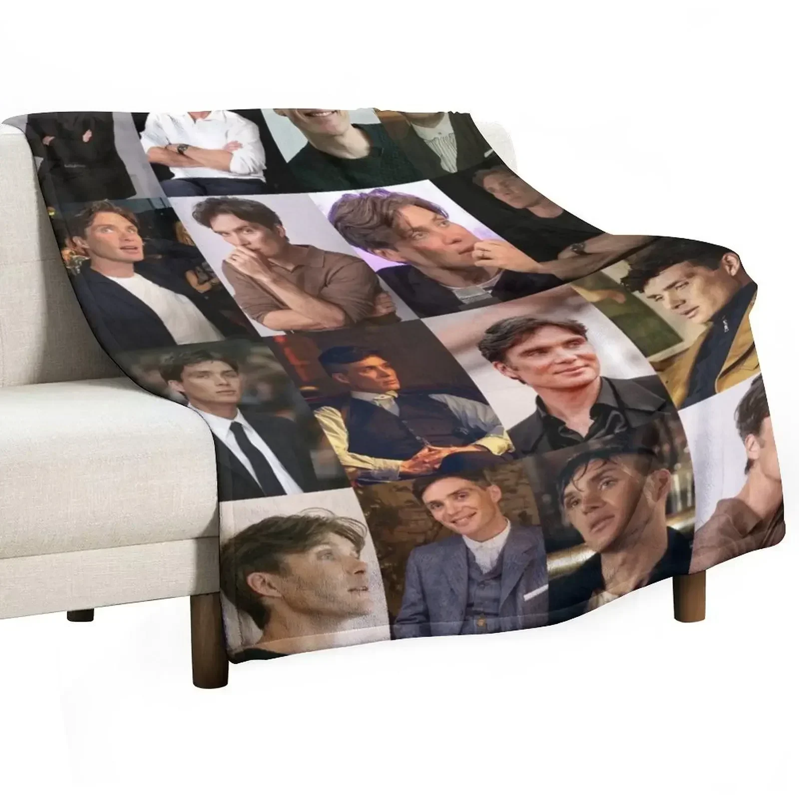 

Cillian Murphy Throw Blanket Cozy Napping Blanket Gift for Mom Dad