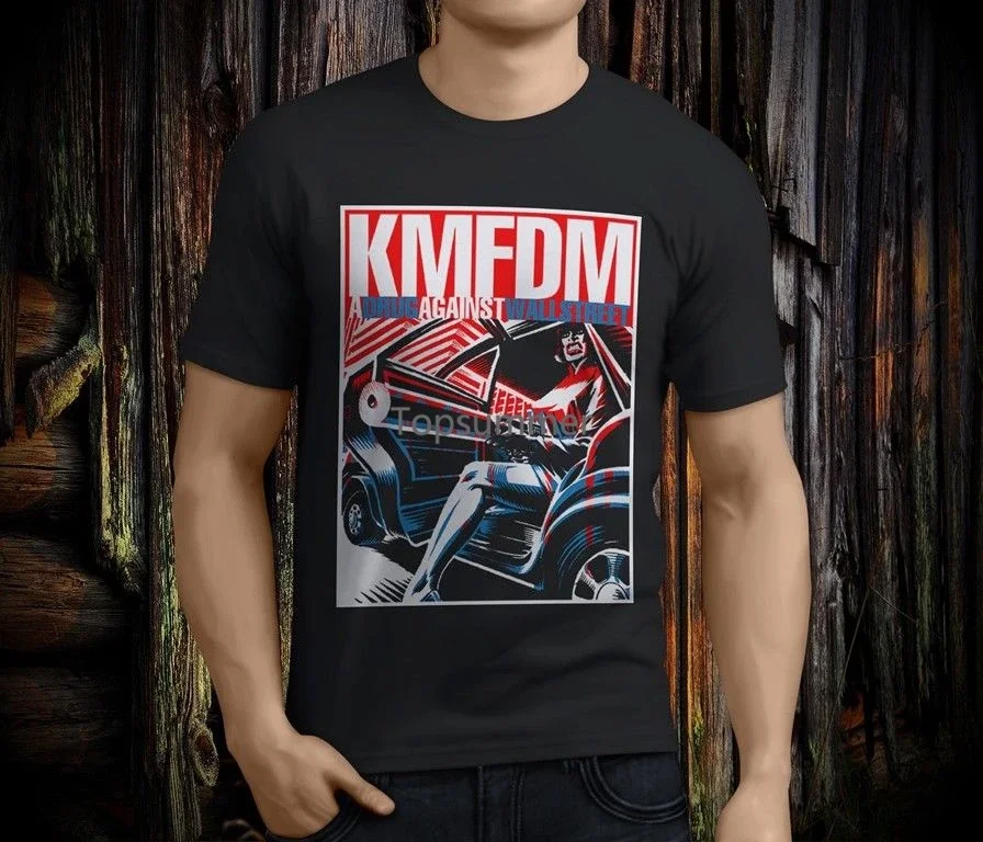 New Popular Kmfdm A Drug Against War Men'S Black T-Shirt Size S-3Xl Men Short Sleeve T Shirt Men Lastest