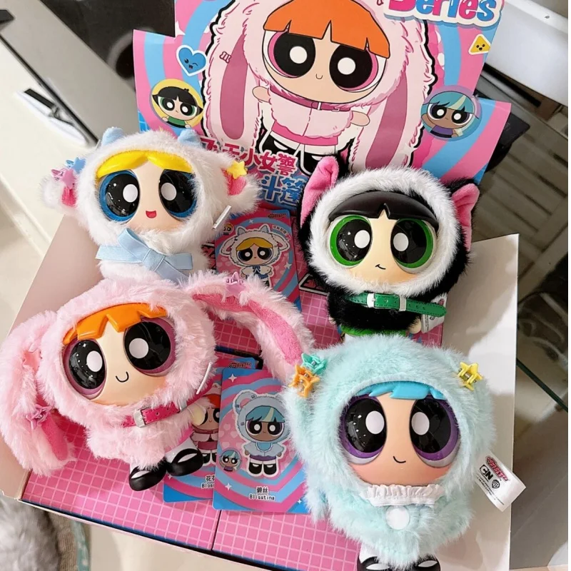 

Горячая Toptoy The Powerpuff Girls Cape, кукла для переодевания, слепая коробка, кукла, виниловая кукла, рюкзак, подвеска, брелоки/цепочки, подарок