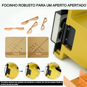 Manuell Schließhefter, Kassiererdichtungsmaschine oder Kisten, sehr leicht zu schließende Kisten, Klappkästen, 15-18 mm 8 Hauptverkäufe Hefter Box Kassierer - №5