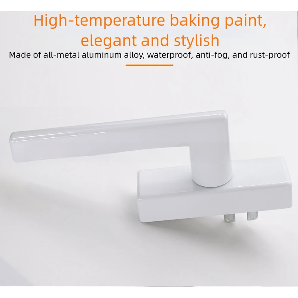 내부 개폐형 캐스먼트 창 손잡이 흰색 알루미늄 합금 및 경량 주거용 창문 적용