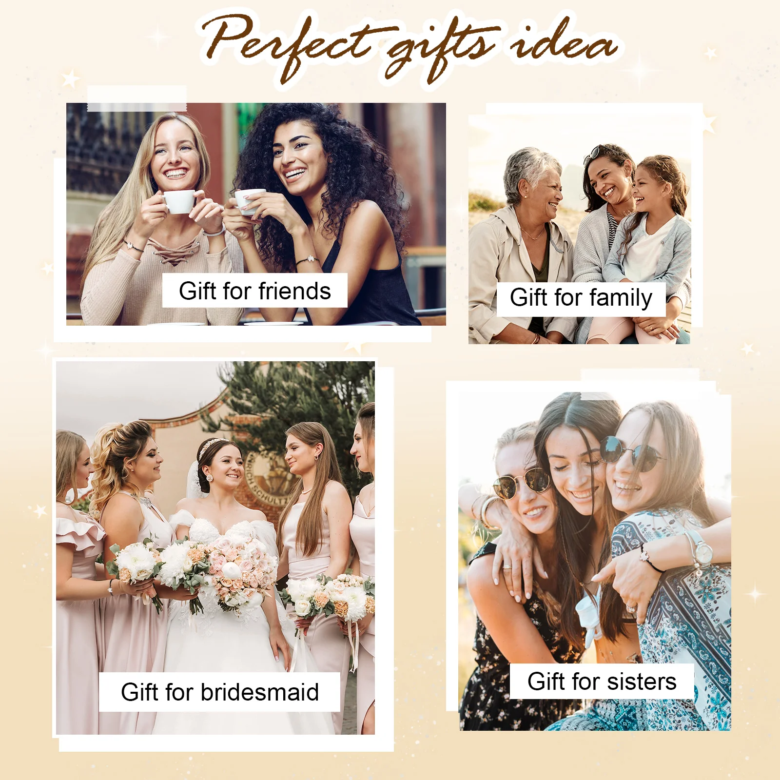 Gewebtes schwarzes Seil-Puzzle-Armband für Damen und Herren, individuelle Freundschaftsarmbänder, Mutter, Vater, Valentinstag, Geburtstag, Schmuck – Detail 3