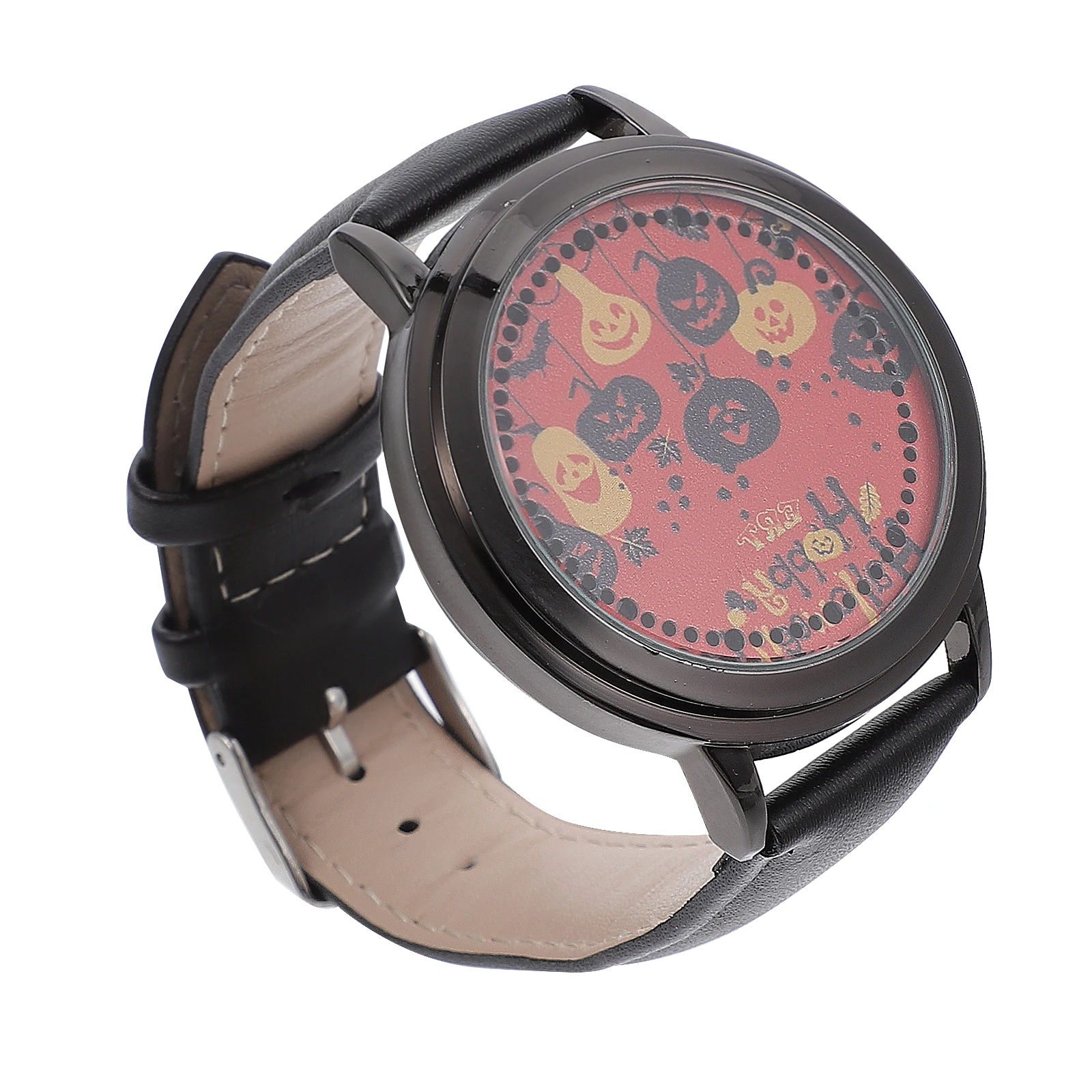 

Halloween Watch friendly Alloy Halloween Watch Coated Glass LED Touch Screen Wristwatch Waterproof Black
