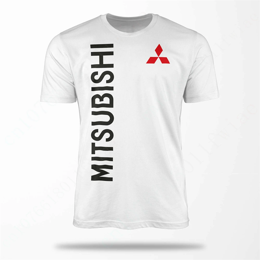 Mitsubishi-camisetas de Anime Unisex, ropa de secado rápido, Top de manga corta, camiseta informal para hombres y mujeres, camiseta de gran tamaño Harajuku