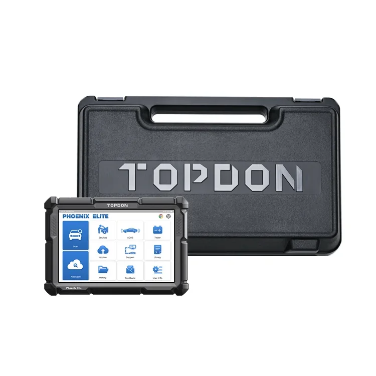 TOPDON PHOENIX ELITE Car Ecu Upgrade In Scanner Diagnostic Testing Tool Car Ecu Repairs Obd2 Key Ecu Programmer