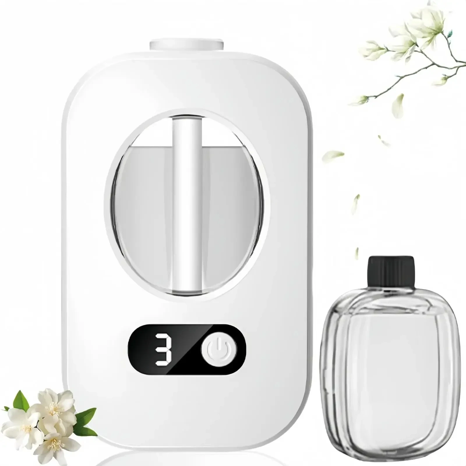 Difusor de Aroma de difusión automática montado en la pared, ambientador con fragancia de aire, aceite esencial aromático adecuado para habitaciones y baños