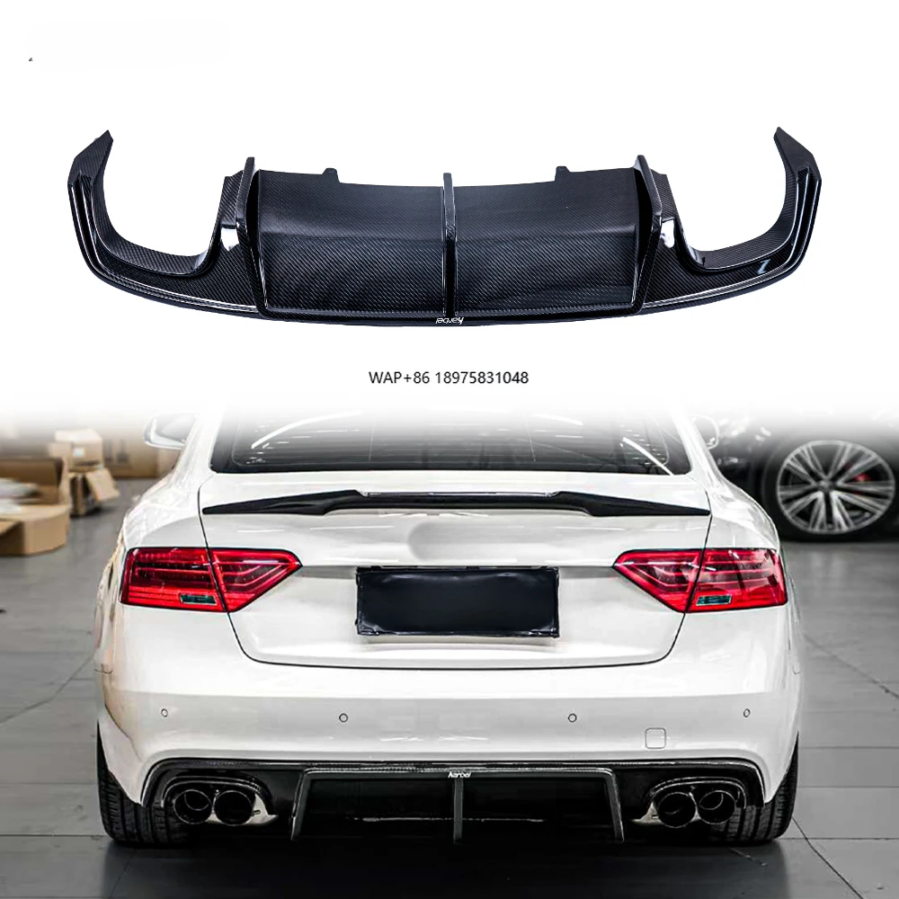 Karbel Customized/dry Carbon Fiber Is Suitable for Use in the Regular A5/S5 Sportback 12-15 Rear Diffusers