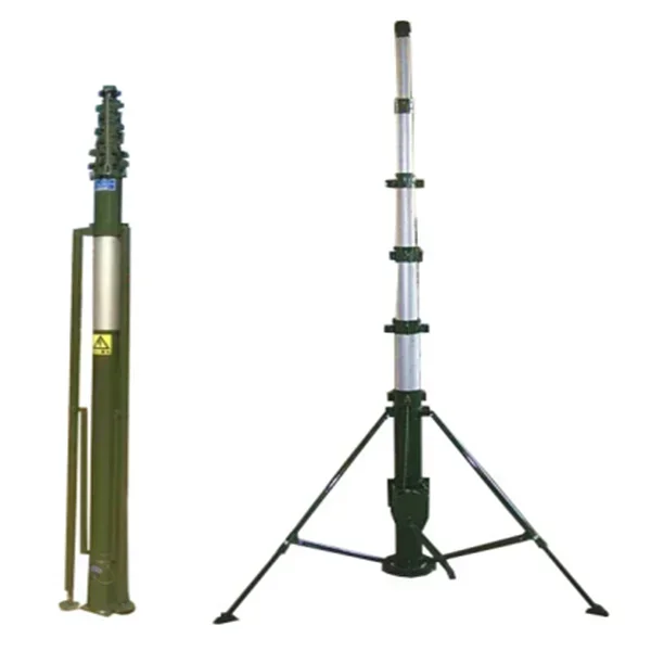 best selling 12m ham radio crank up mast mobile telescopic mast