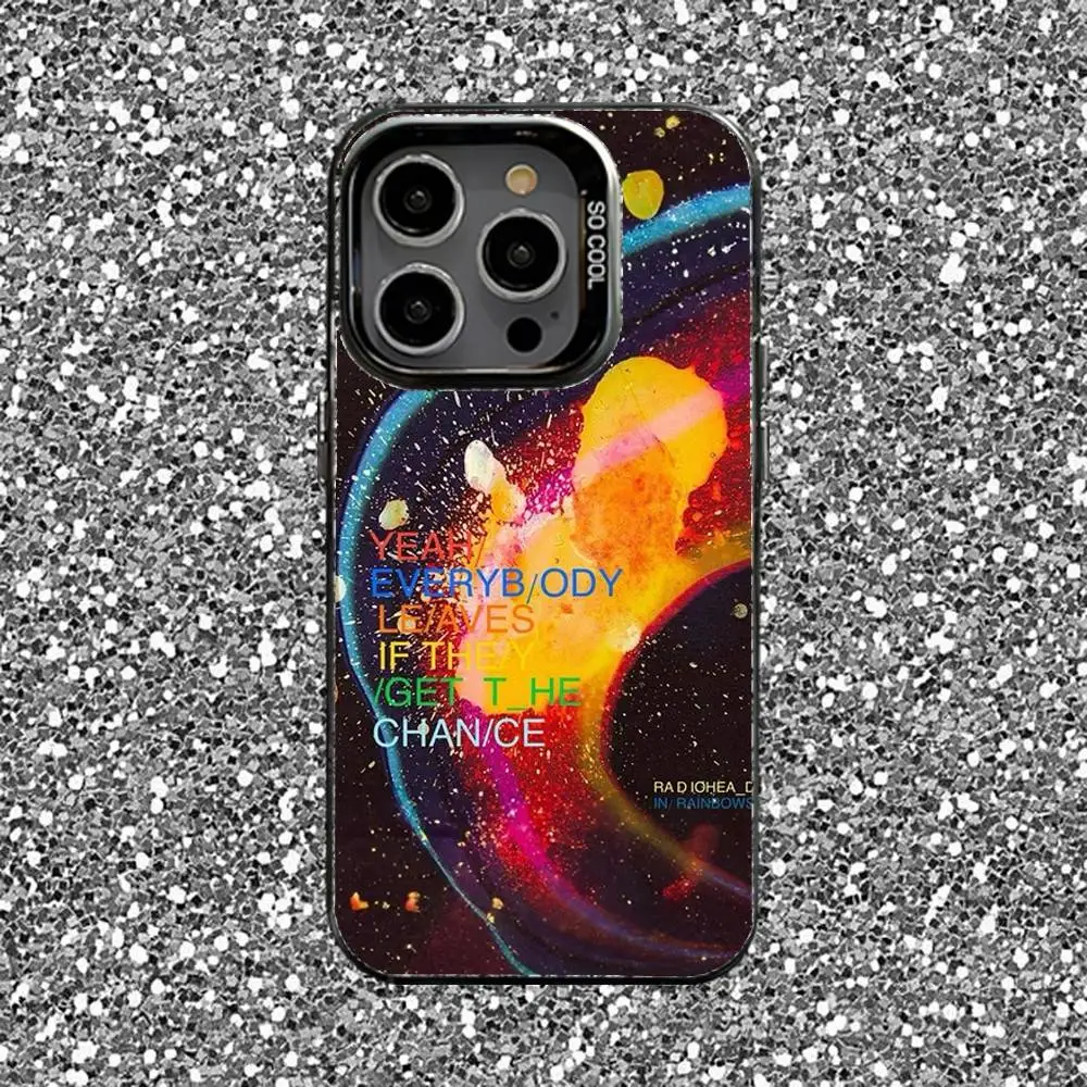 حافظة هاتف Rock R-Radiohead All I Need لهاتف iPhone 16,15,14,13,12,11,Pro,XS,Max,Plus,Mini,SE غطاء مقاوم للصدمات باللون الأسود غير اللامع #2