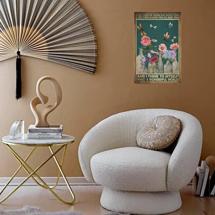 Metalowy Znak Rośliny Te Pomogą Ochronić Pszczoły Śmieszny Retro Vintage Aluminiowy Znak do Domu Ogrodu Kawy Dekoracja Ścienna Metalowa Tabliczka