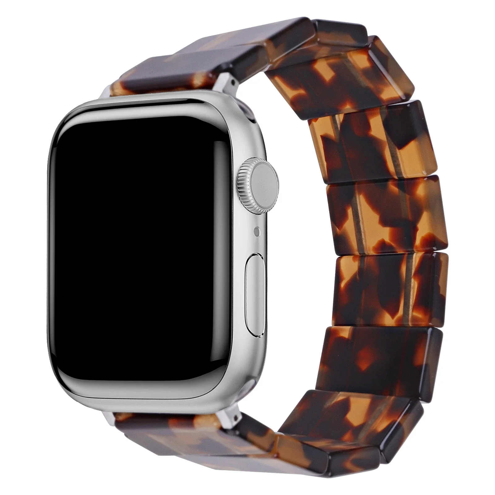 Pasek z żywicy do Apple Watch Ultra Band 49mm 44mm 40mm 45mm 41mm 46mm 42mm 38mm Elastyczna bransoletka iWatch Series 10 9 8 7 6 5 se 4 — zdjęcie 7