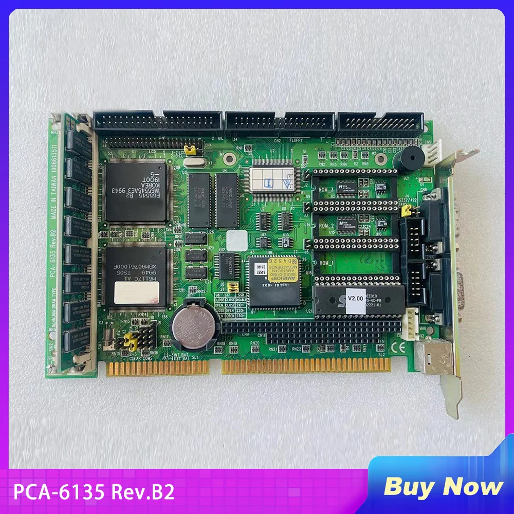 

For Advantech Integrated CPU Industrial Computer Motherboard PCA-6135 Rev.B2