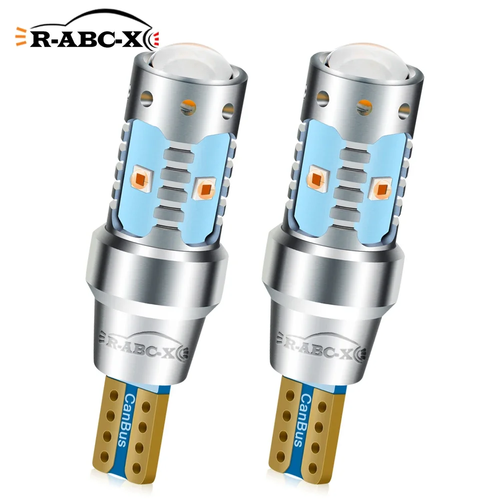 

2PCS T15 LED Indoor Light 12v 24v Reading Light Modification Special Backup Parking Turn Signal Lamp 520lm