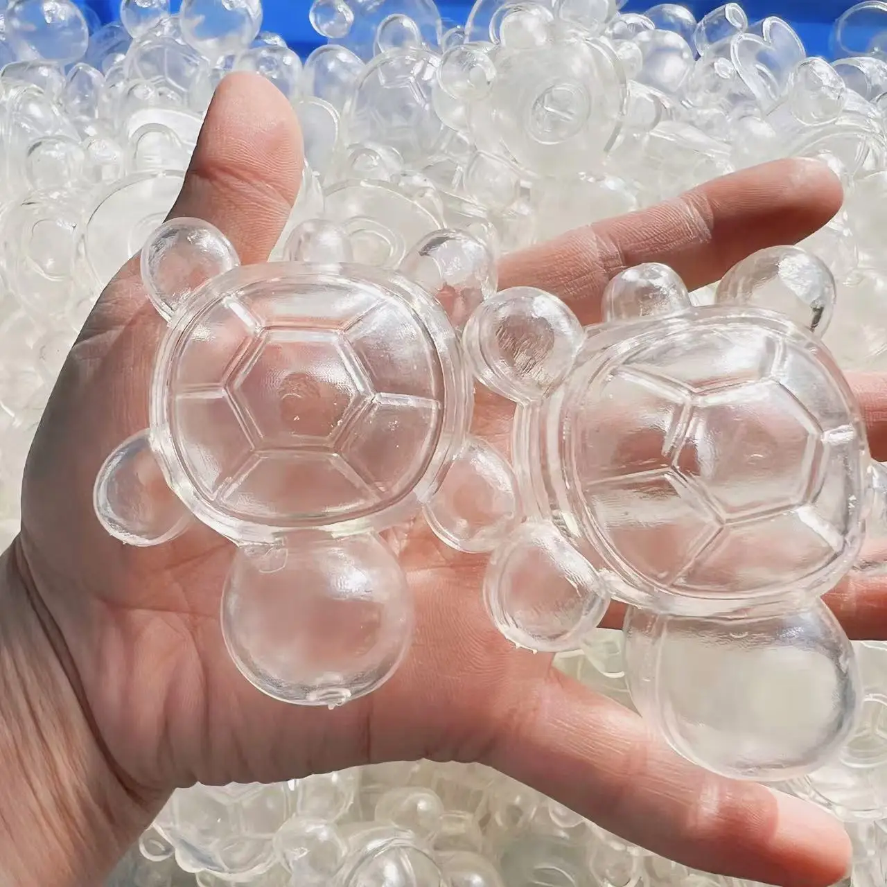 TPR Turtle Circle Shape Empty Squishy Skin Mold