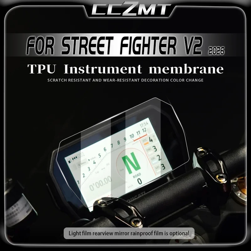 For DUCATI STREET FIGHTER V2 2026 headlight and taillight film protective film sticker modification motorcycle accessories