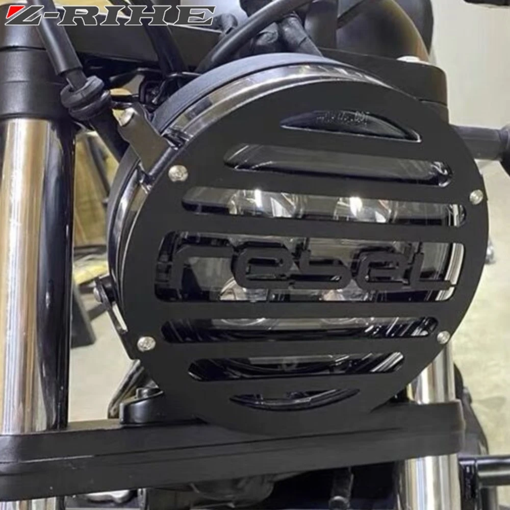 

Headlight Grill Cover Guard Headlamp Protector For Honda REBEL 500 300 CMX500 CMX300 CM CMX 300 500 CM500 CM300 2020 - 2024 2023