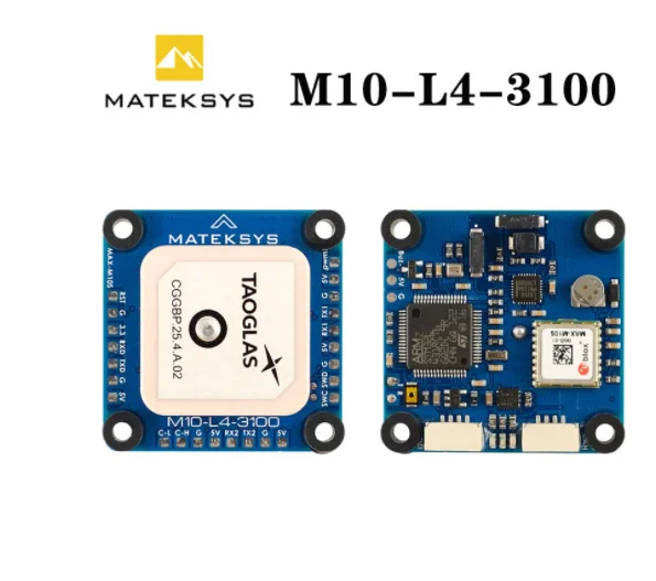 

MATEK M10-L4-3100 ArudPilots AP_Periph GPS GNSS U-Blox MAX-M10S With AirSpeed Sensor SPL06-001 Module For RC FPV Racing Drone