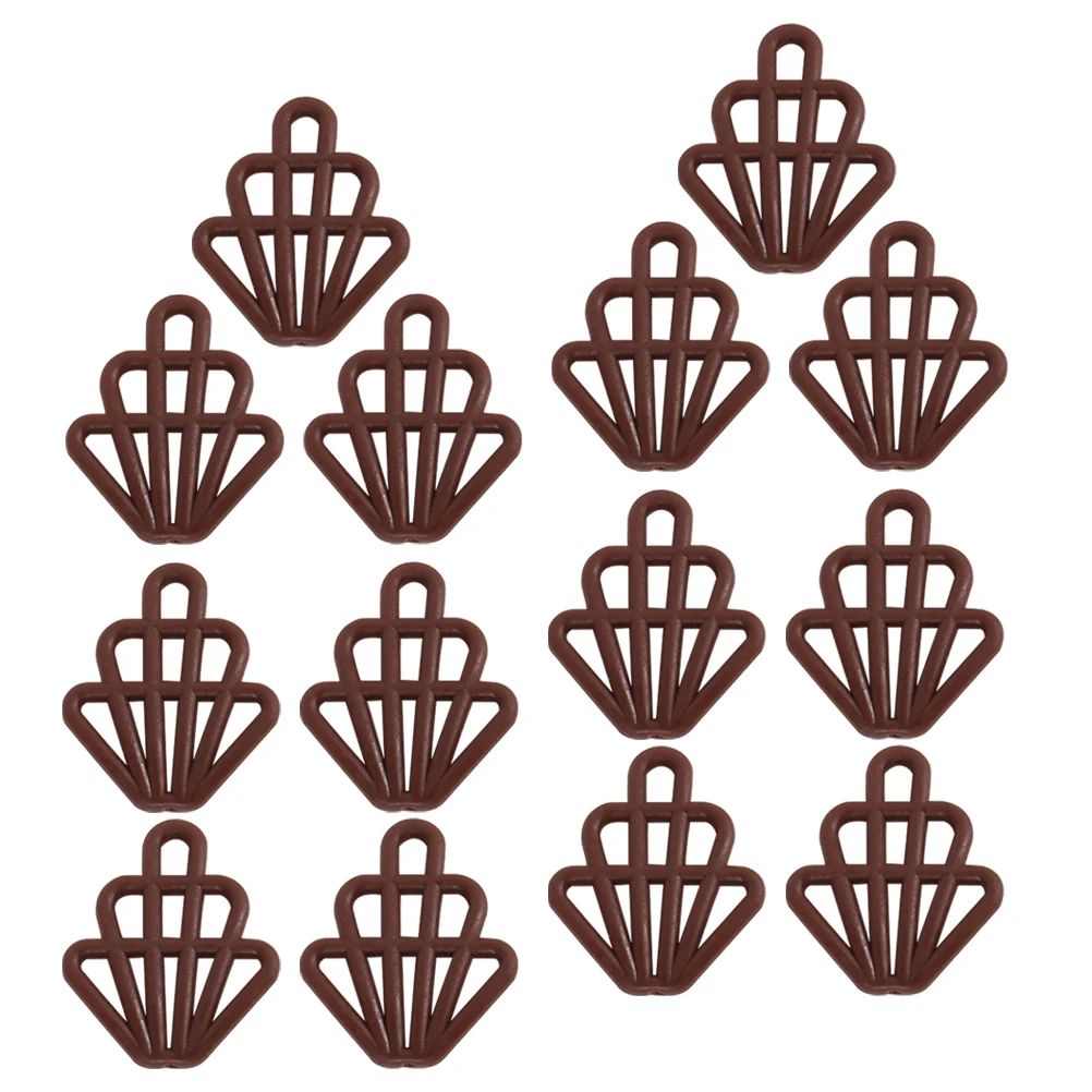 30 Pcs Chocolate Model Chocolates Charm Photo Props Artificial Miniature Charms Pvc Crafts