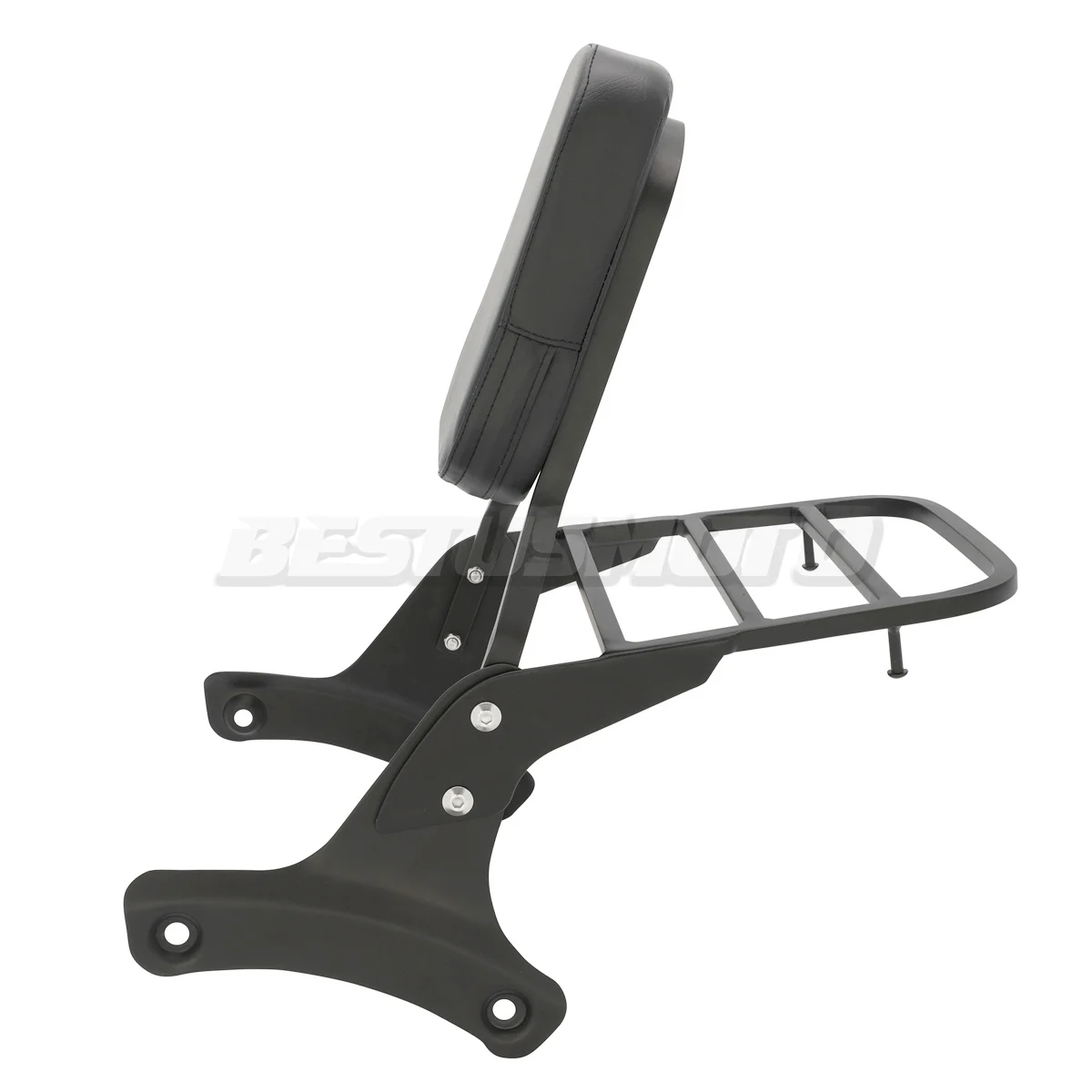 Motorcycle Passenger Backrest Sissy Bar Luggage Rack For Honda Shadow 400 750 VT400 VT750 ACE 1997 1998 1999 2000 2001 2002 2003